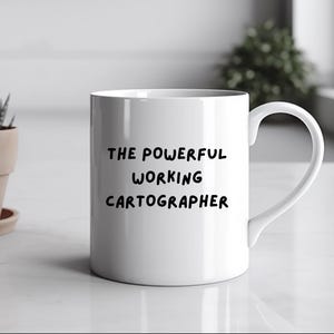 Kartograph Becher, Kartographen, Geschenk für Kartenliebhaber, Geschenk für Geographie, Geschenk für Kartograph, Weltkarte Geo Wissenschaft Geschenk
