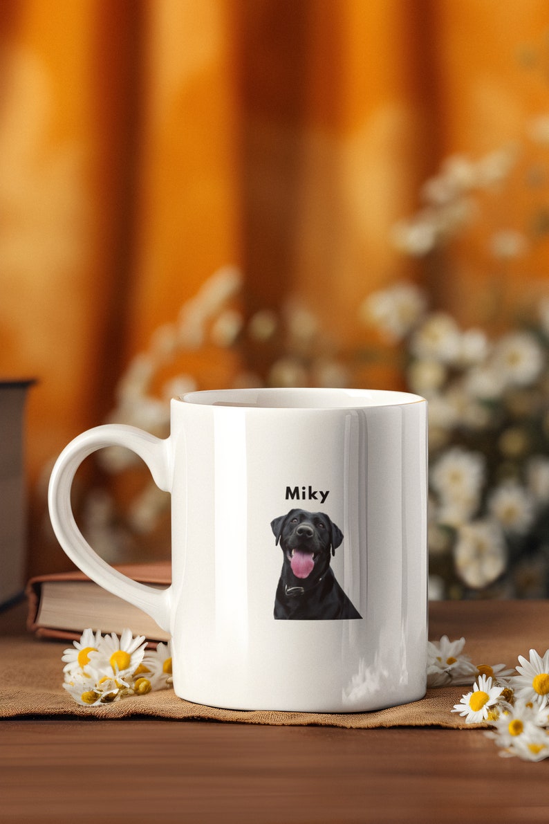 Personalised pet mug,dog coffee mug,dog mom,custom pet gift ,mothers day gift,dog dad gift image 5