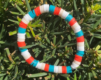 Clay bead bracelet multicolor
