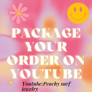 Package your order on YouTube