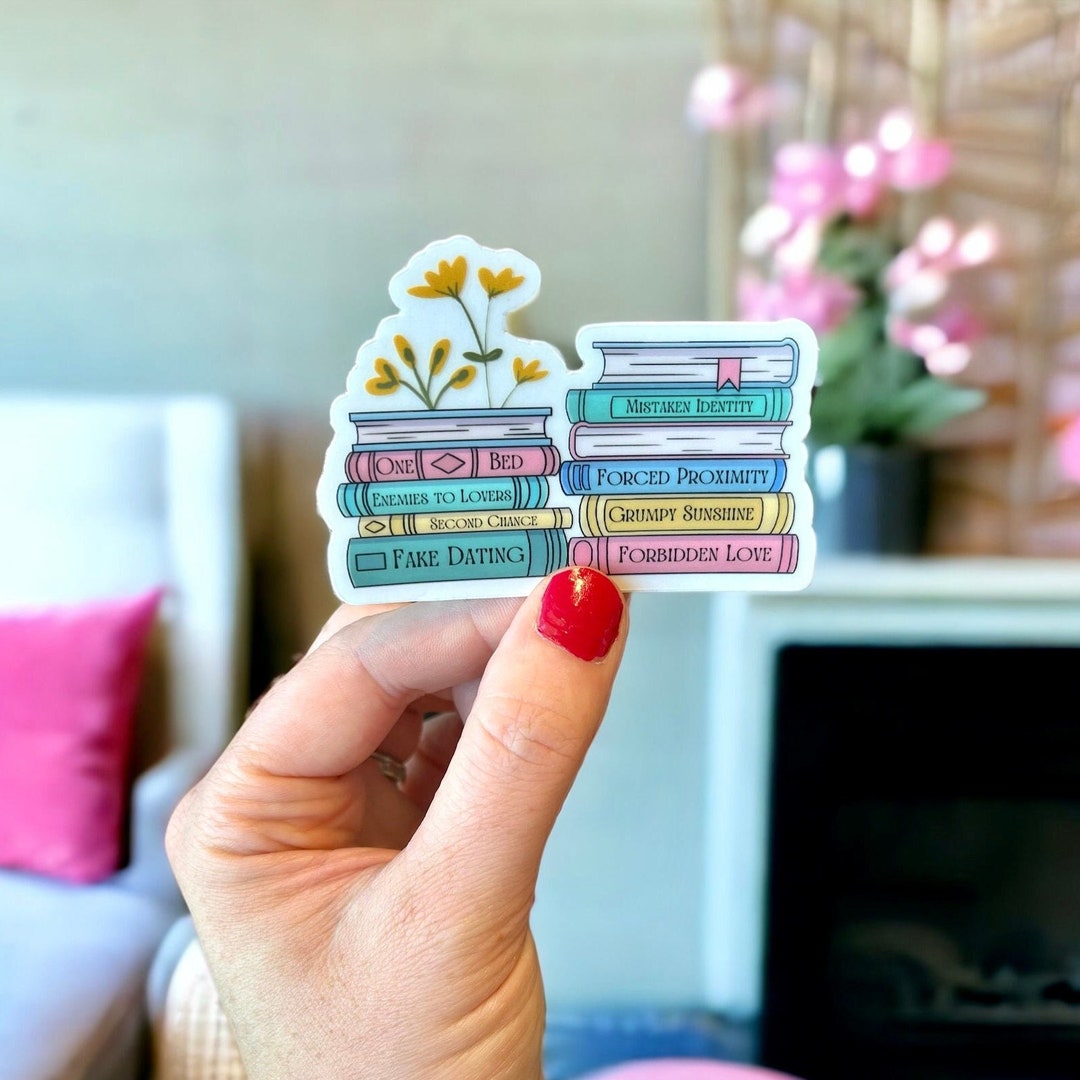 Romance Tropes Sticker Die Cut Kindle Sticker Enemies to Lovers Sports