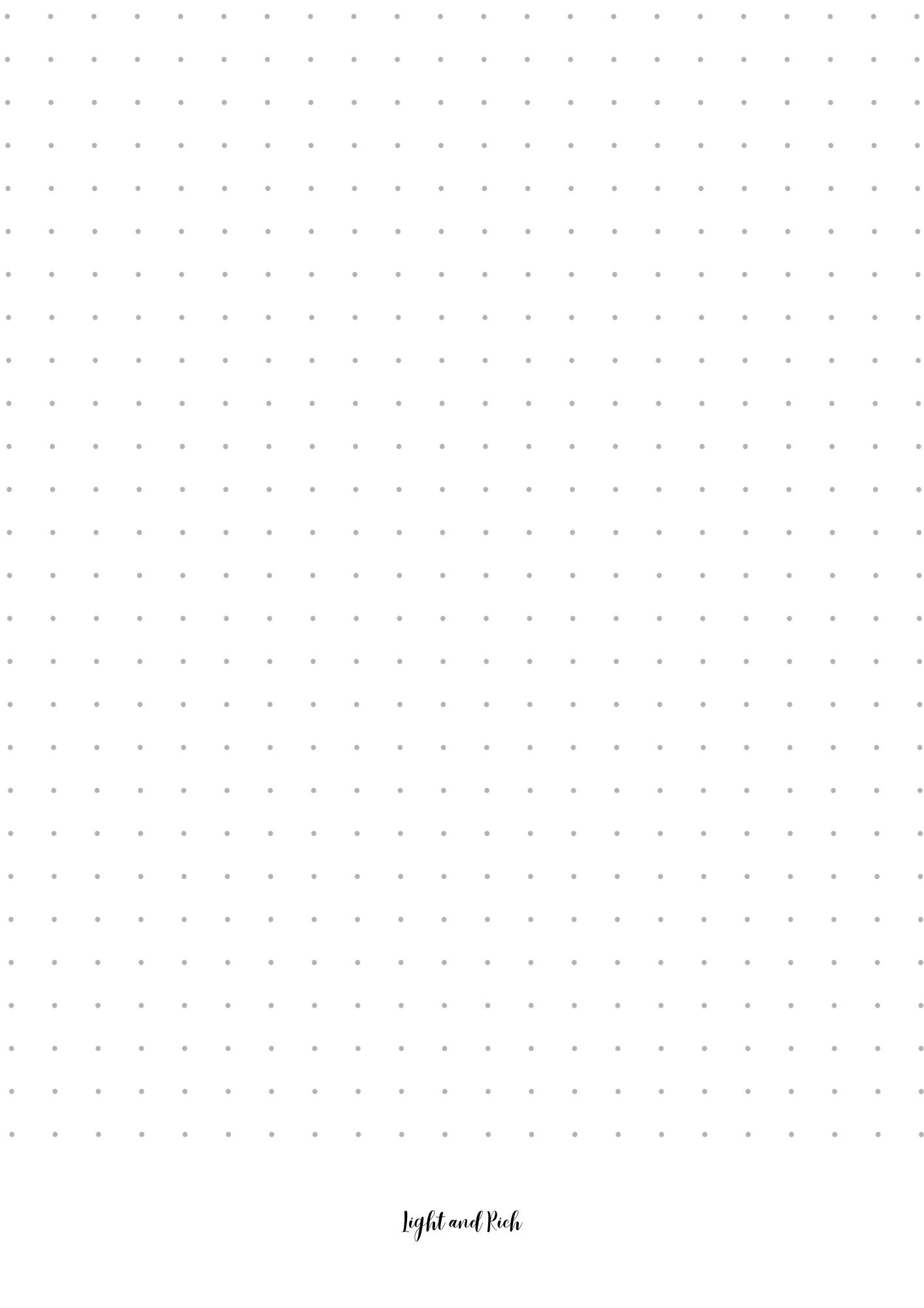 Printable Note Paper: Blank, Dot, Grid, and Lined Paper for Journaling ...