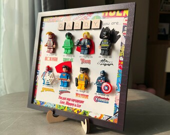 Personalized Superhero Dad Gift | 2024 Fathers Day Gift | Super Dad | DIY Fathers Day Gifts | New Dad Gift | Gift For Dad | Gifts from Son