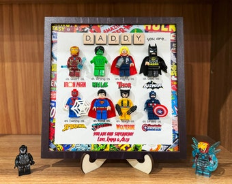 Personalized Superhero Dad Gift | 2024 Fathers Day Gift | Super Dad | New Dad Gift | Gift For Dad | Gifts from Son | Birthday Gift For Him