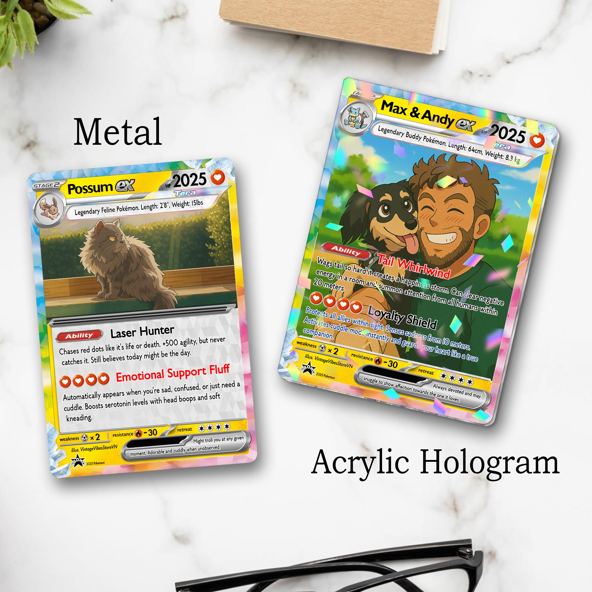tempest pokemon card list Amazon.com: Nestura Custom Card for Pet Lovers | Personalized Game-Inspired  Furry Friend Birthday Gifts | Customizable Trading Card with Dog Cat Photo main image 0