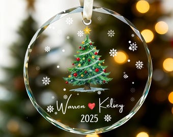 Personalisierte Paar Ornament, Verlobung Hochzeitsgeschenk