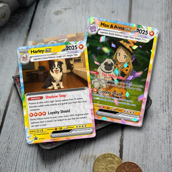 trainer bill pokemon card Custom Couple Pokemon Cards