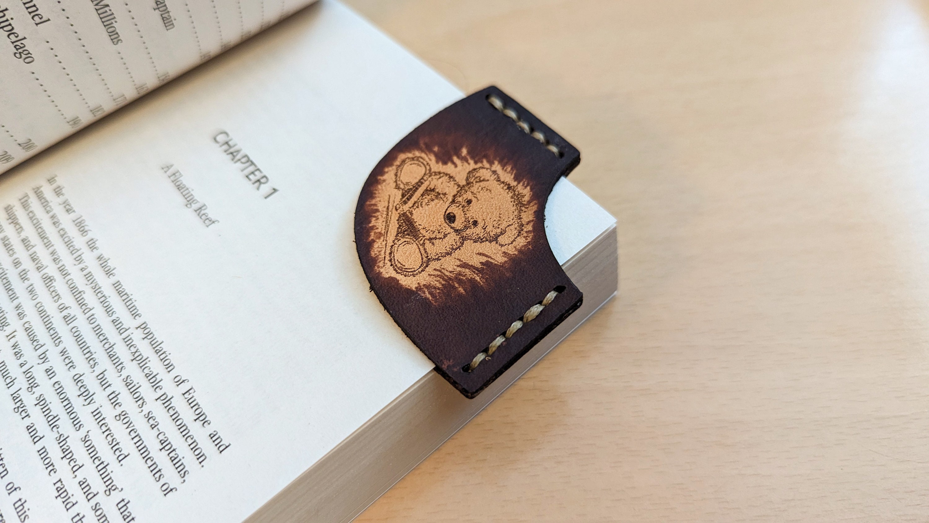 Marque Page En Cuir De Récup – La Ressourcerie Verte