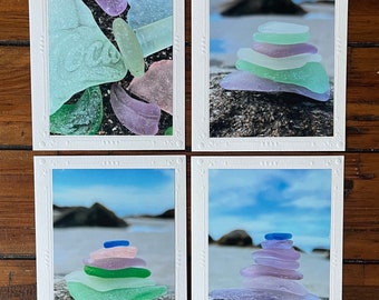 Photo Greeting Cards - Sea Glass