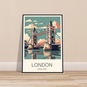 Impressão de viagem em Londres - Impressão de viagem no Reino Unido|Grã-Bretanha|Impressão de viagem|Arte de parede|Decoração de casa|Presente de aniversário|Presente de casamento
