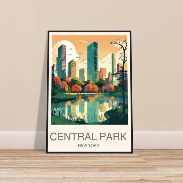 Stampa di viaggio Central Park - Stampa di viaggio New York/Stati Uniti/Stampa di viaggio/Arte della parete/Arredamento per la casa/Regalo di compleanno/Regalo di nozze