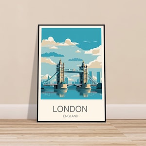Impressão de viagem em Londres - Impressão de viagem no Reino Unido|Grã-Bretanha|Impressão de viagem|Arte de parede|Decoração de casa|Presente de aniversário|Presente de casamento