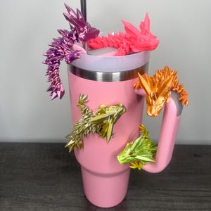 Articulated Dragons Straw Toppers for 8.5 mm straws