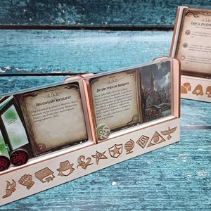 Arkham Horror LCG-houder voor actagenda en scenarioset