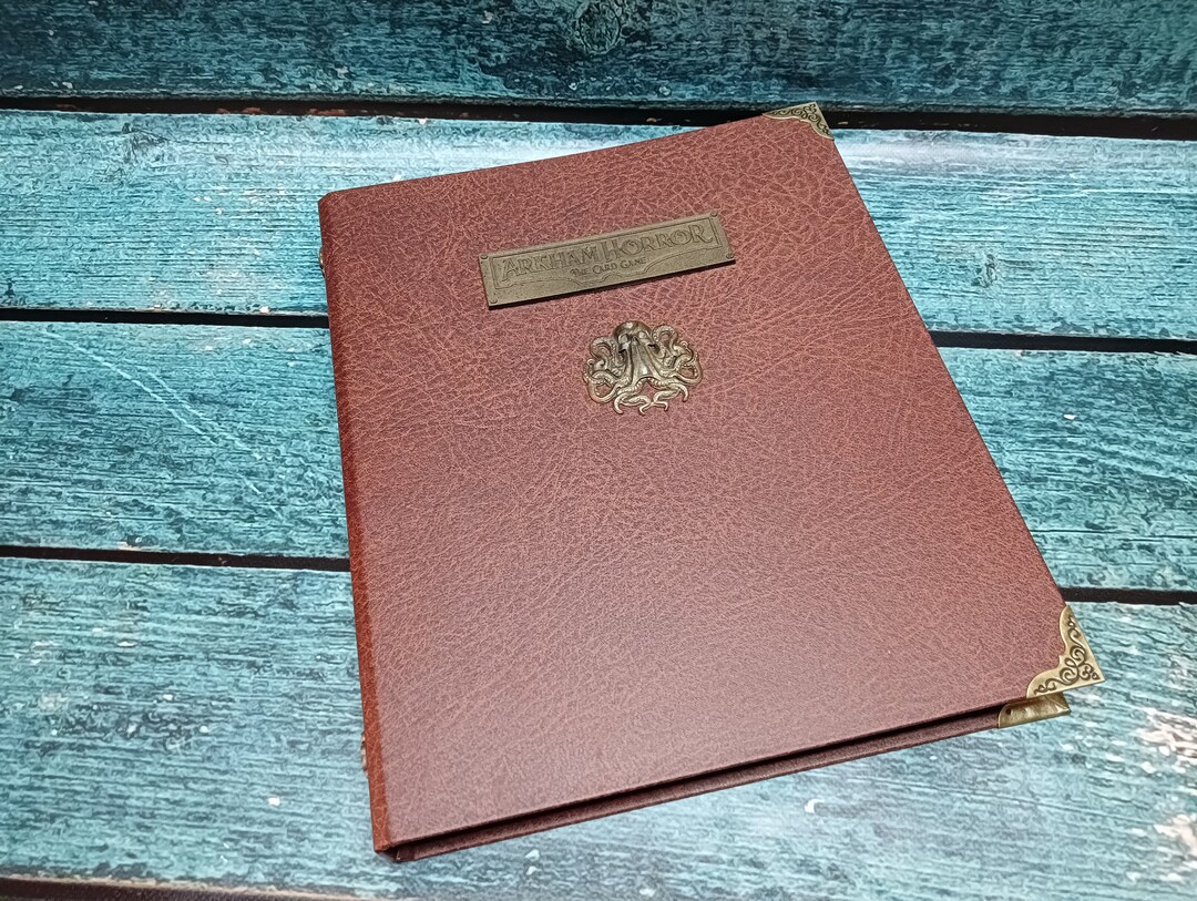 Arkham Horror LCG Leather Binder for 468 Cards Etsy