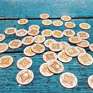 Chaos Tokens - Arkham Horror LKG Sperrholz