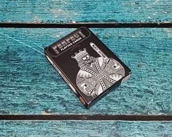 Cartas de póquer edición negra