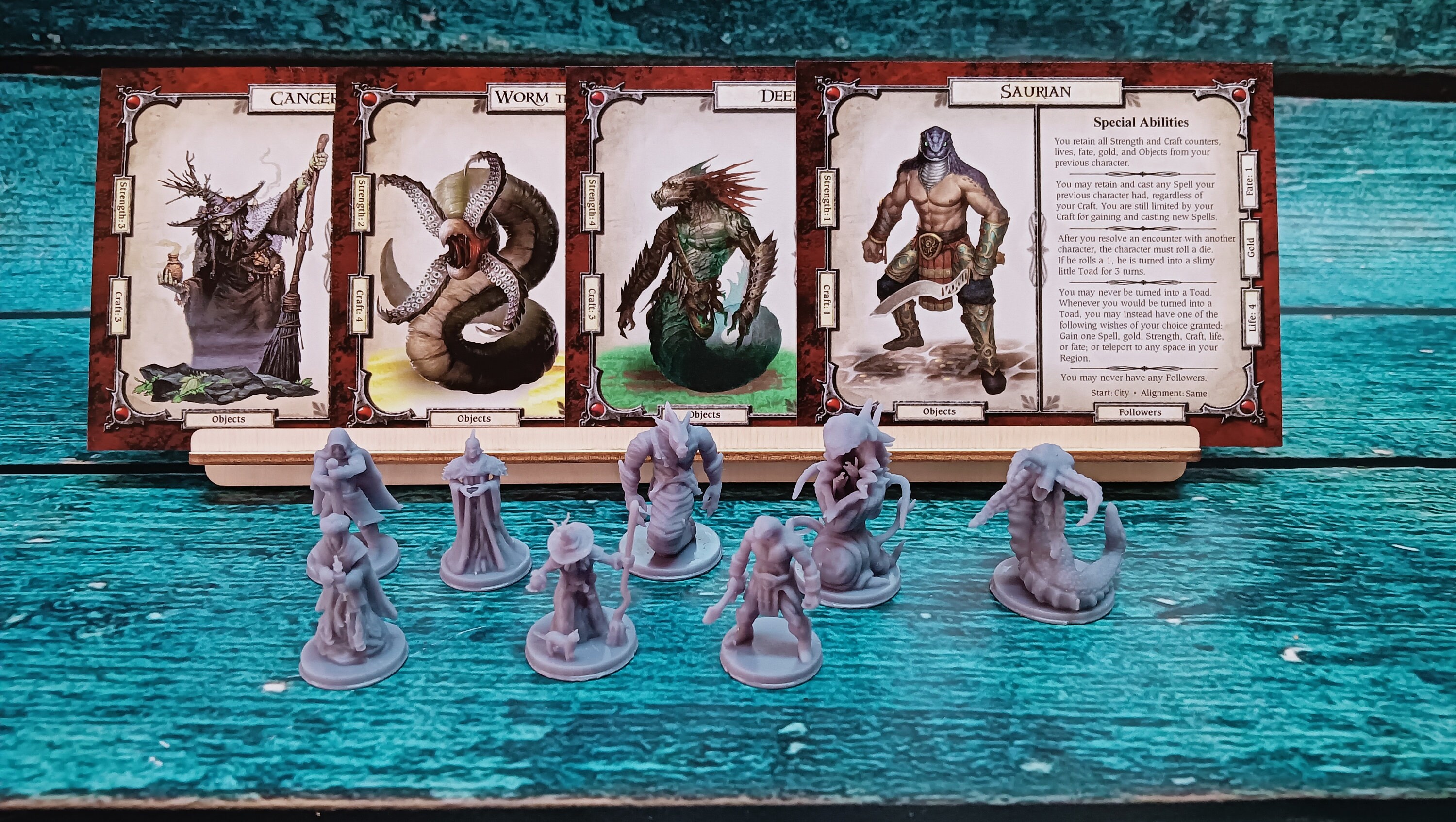 Talisman 4th Edition Character Figure & Card – Excellent Condition (Pick Your Hero!)