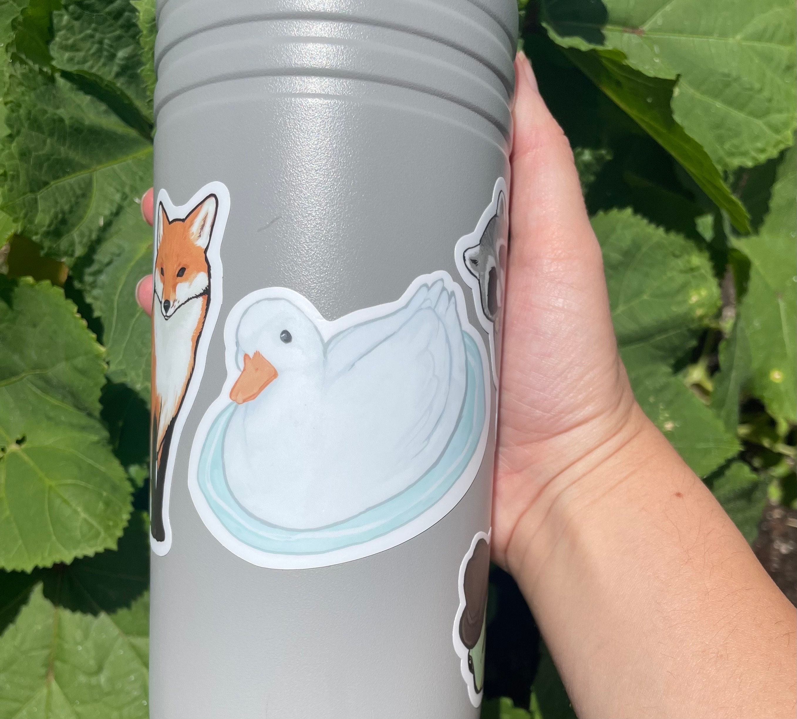 Duck Vinyl Sticker - Etsy