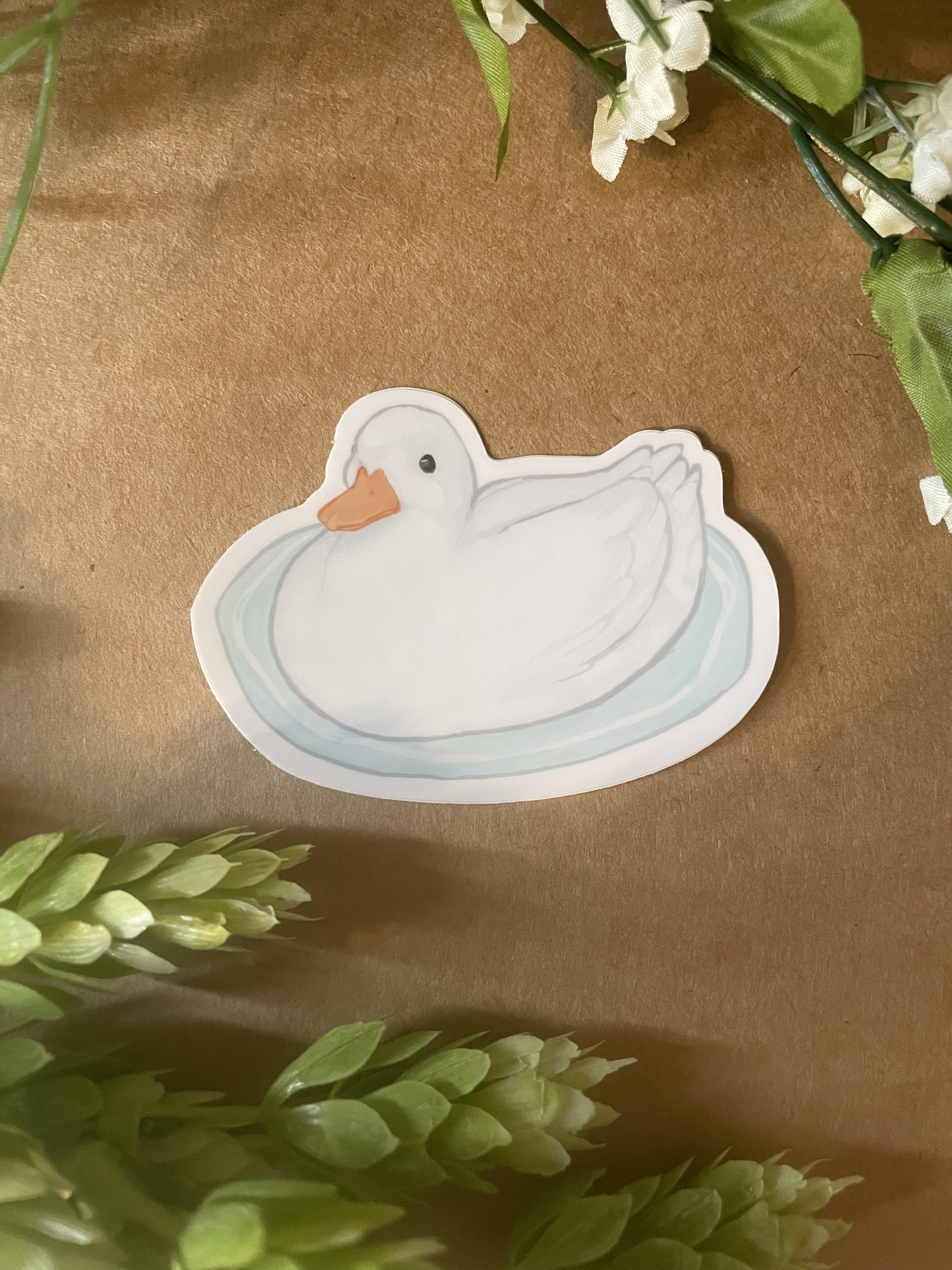 Duck Vinyl Sticker - Etsy