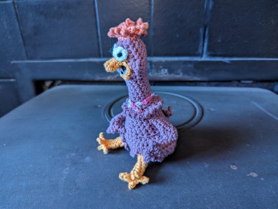 Chicken Run Frizzle Handmade Crochet Amigurimi Decor - Etsy