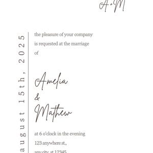Wedding Invitation