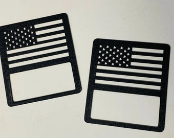 American Flag Tail Light Covers