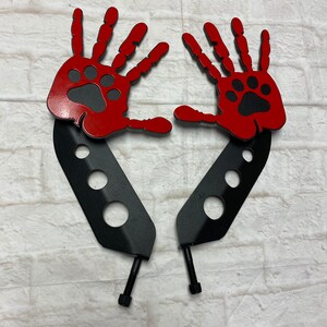 Pet/Dog Wave Mirror Brackets for Wrangler & Gladiator