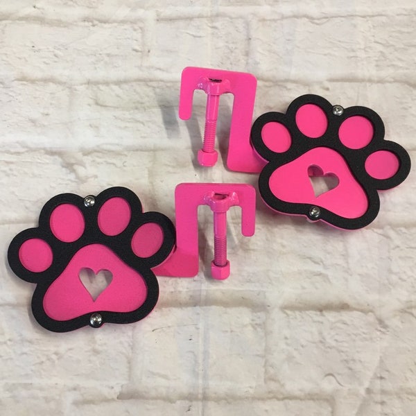 Pet Paw w/ heart foot pegs for Wrangler/Gladiator