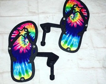 Tie dye Flip Flop foot pegs for Wrangler & Gladiator