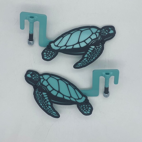 Detailed Sea Turtle Foot Pegs for Wrangler and Gladiator