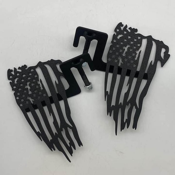 Solid color America flag foot pegs for Wrangler & Gladiator