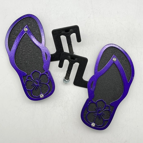 Hibiscus flip flop foot pegs for Wrangler & Gladiator