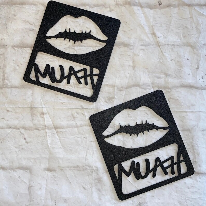 Muah Sign Kiss Tail Light Covers - Etsy