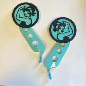 JP Girl hinge mount side mirrors for Wrangler & Gladiator