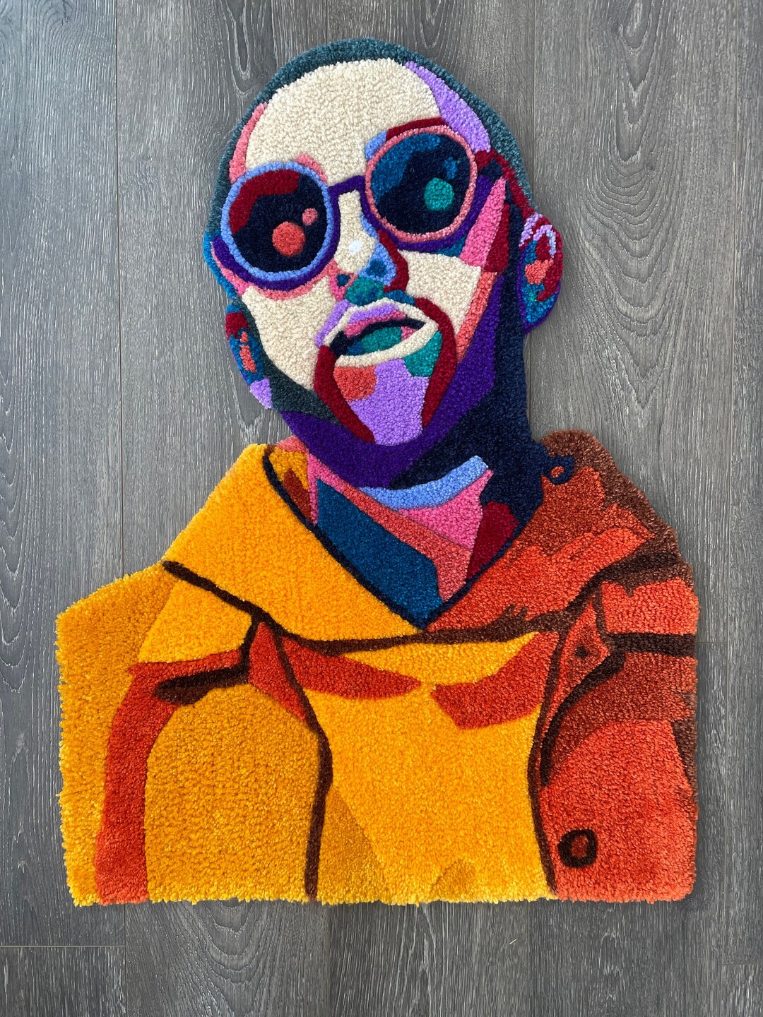 Mac Miller Rug | Music Rug | Wall Art | Pittsburgh Art | Mac Miller ...