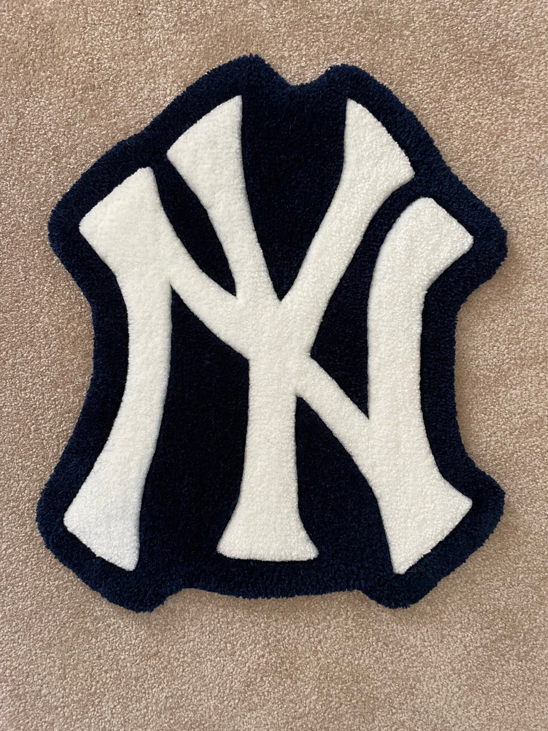 Yankees Custom Handmade Rug New York Rug Sports Rug Gift for Men