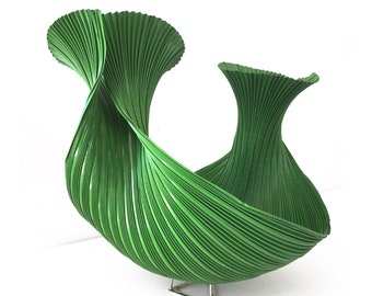 GREEN VASE sculpture size L MOLLUSCHI collection