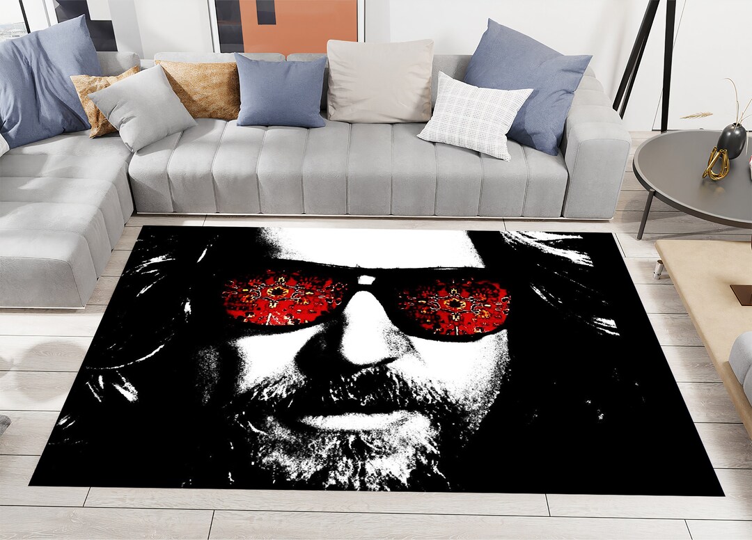 Big Lebowski Rugbig Lebowski Rugdude Abides Rugliving Room Etsy