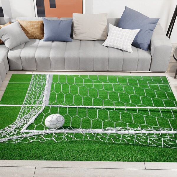 Soccer Ball Area Rug Etsy