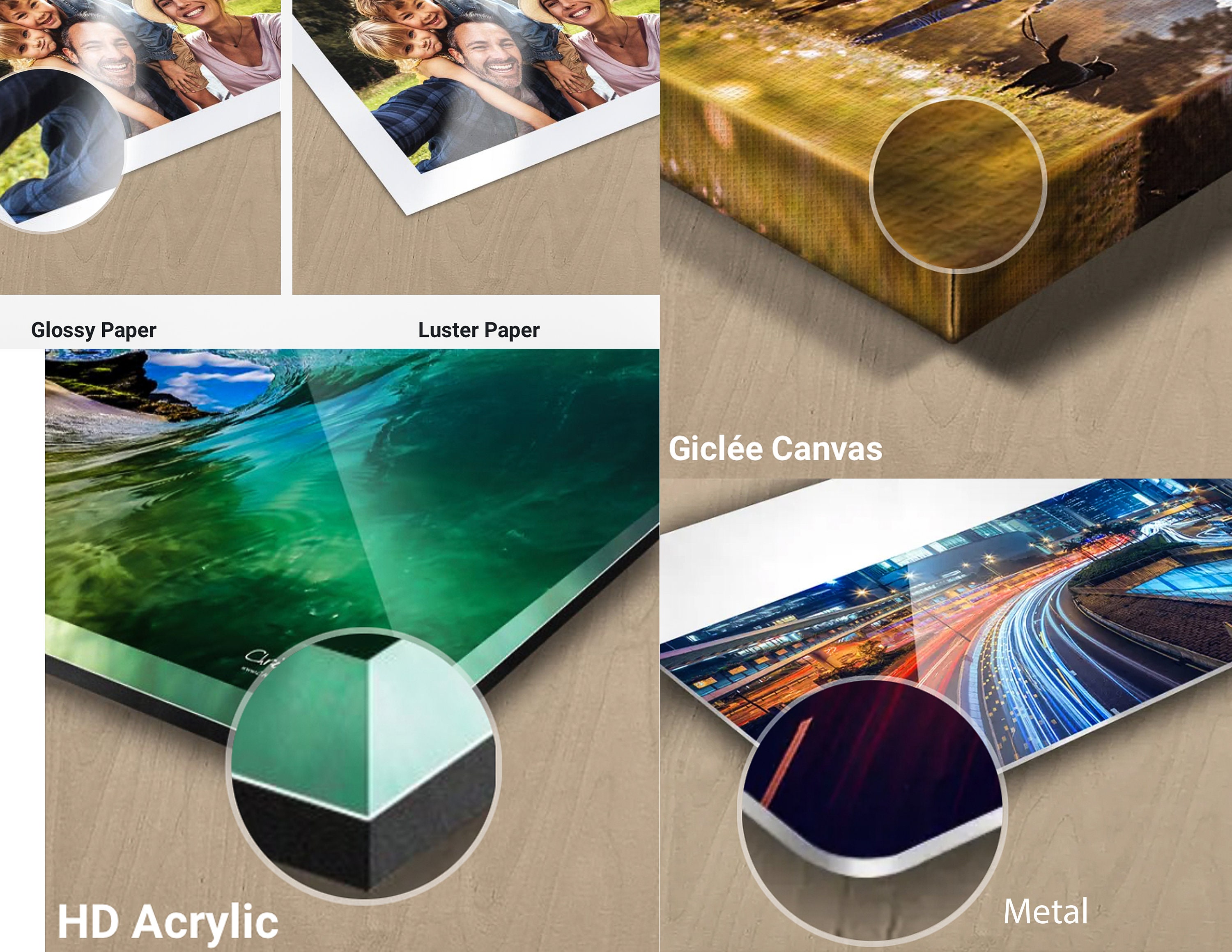 Downtown LA Los Angeles Skyline Wall Art Canvas Print Wall Art Giclee