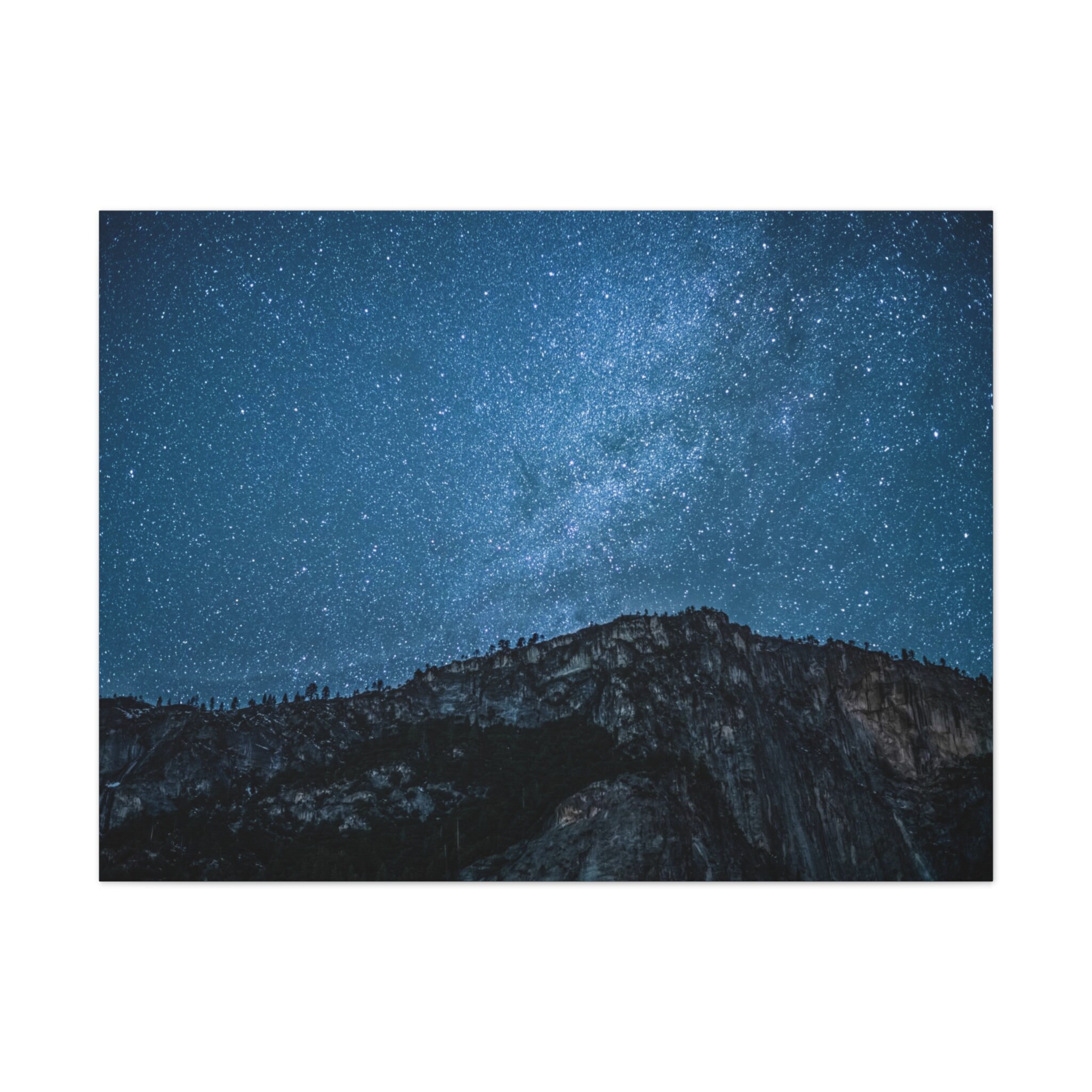 Canvas Night Sky Stars Wall Art, Astrophotography Milky Way Wall Art ...