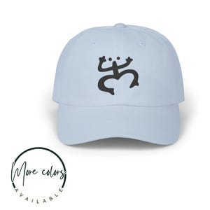 Cappello Coquí Taíno / Cappello da papà dell&#39;eredità portoricana / Berretto da baseball con simbolo Taino ricamato / Cappello unisex regolabile / Regalo Boricua