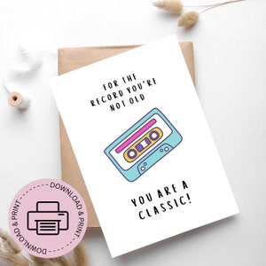 Happy Birthday Card - Printable Happy Birthday Card - Greeting Card - Digital Birthday Cards - Digital Download - Printable Greeting Cards