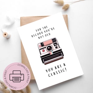 Happy Birthday Card - Printable Happy Birthday Card - Greeting Card - Digital Birthday Cards - Digital Download - Printable Greeting Cards