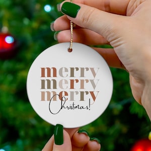 Merry Christmas Ornament, Christmas Ornament, Merry Christmas Ornament, Merry Christmas Tree Decor Ornament