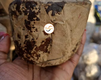 100 % rohe afrikanische schwarze Seife aus Ghana, 100 g