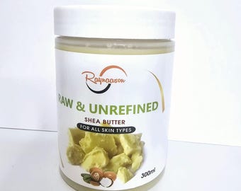 Rohe afrikanische Bio-Sheabutter