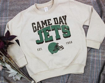 Game Day Jets Kids Sweatshirt Game Day Sweatshirt Toddler 