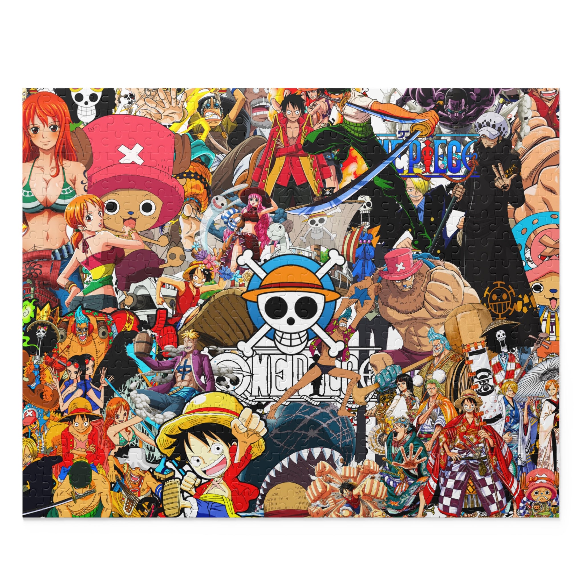 One piece puzzle 500 piece puzzle anime gift one piece collage gift anime  gift for him Christmas gift ideas anime puzzle custom puzzle
